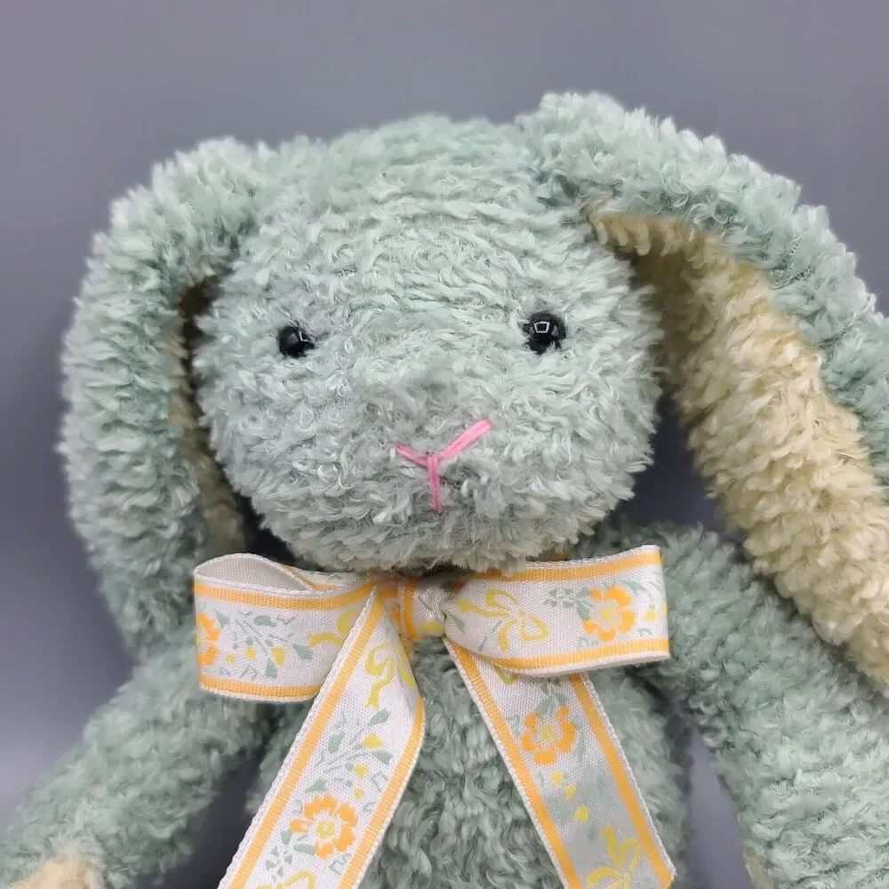 Mary Meyer Bunny Plush Easter Floppy Baby Green Gift Blush Rabbit With Tag